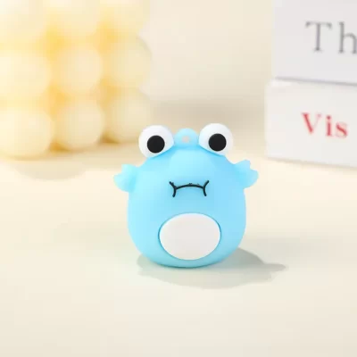 Apontador Monstrinho Azul Kawaii