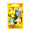 Borracha Pokémon kit com 4