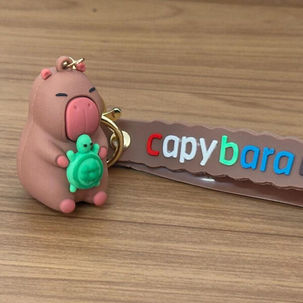 Chaveiro Capivara Tartaruga