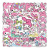 Adesivo criativo My Melody kit com 10 Stickers sortidos