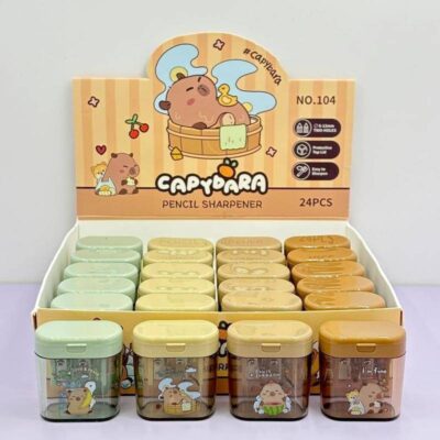 Apontador duplo Capivara com depósito